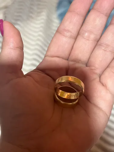 Vendo um par de aliança de ouro 18k