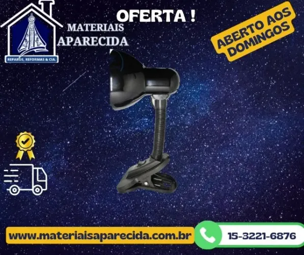 Luminaria de Mesa Dobravel Grampo Luatek 777