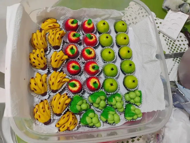 Docinhos personalizados de leite ninho