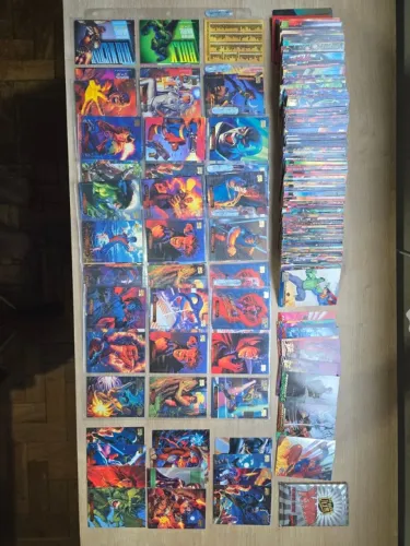 Lote Cards Raras Dc E Marvel 1992, 1993, 1994, 1995, Fleer