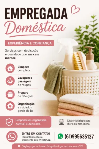 Empregada doméstica e diarista