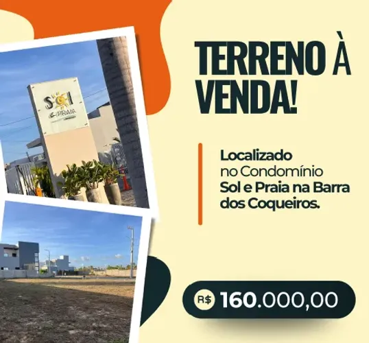 Lote à Venda | Sol e Praia | Barra dos Coqueiros | SE [21097]
