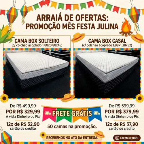 Camas box casal