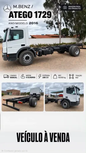 Mercedes benz atego 1729