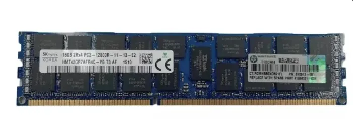 Memória Sk Hynix Pc3 12800r 16gb Servidor ECC HP Dell Lenovo
