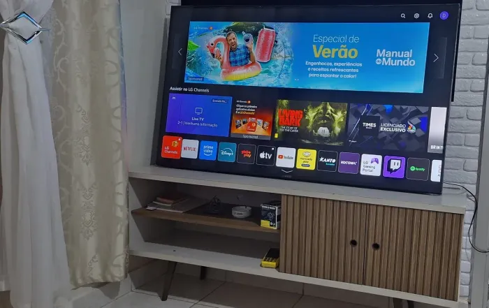 TELEVISÃO 55 POLEGADAS LG COMANDO VOZ (ALEXA) BLUETOOTH BORDA INFINITA 600 CANAIS ENTREGO