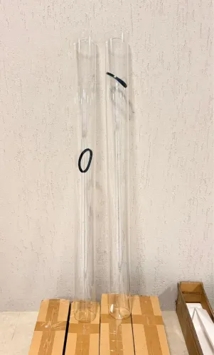 Tubo de vidro p/ aquecedor a gás pirâmide área externa