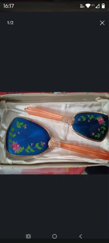 Kit escova e pente antiguidades