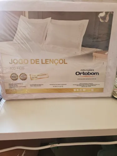 Jogo lencol 400 fios Queen Ortobom