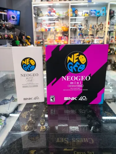 Console SNK Neo Geo Mini + Controle + Adaptador Mini HDMI (OFICIAL SNK)