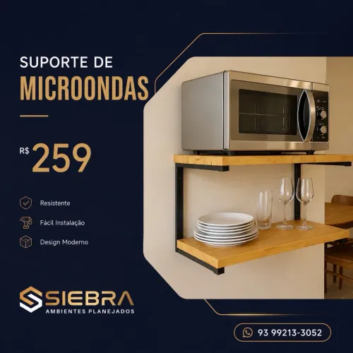 Suporte para microondas