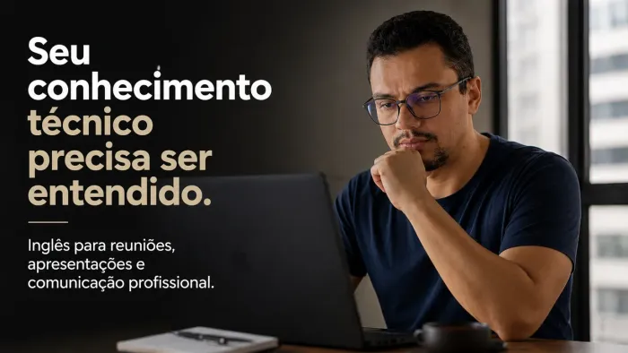 Professor de Inglês | Inglês para Profissionais Técnicos 
