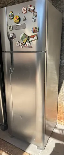GELADEIRA ELECTROLUX FROST FREE INOX - FUNCIONANDO PERFEITAMENTE