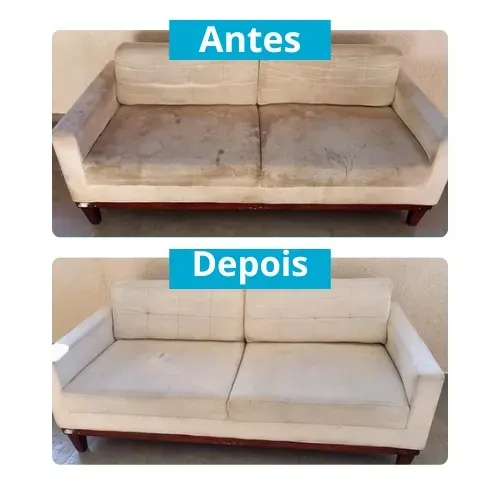 Higienização de sofá 