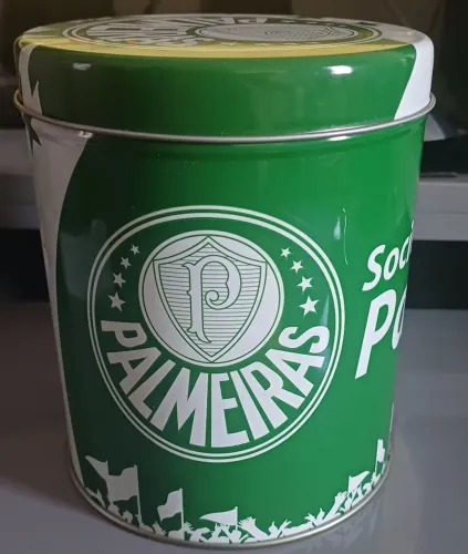 Caneca de gel + lata de metal palmeiras