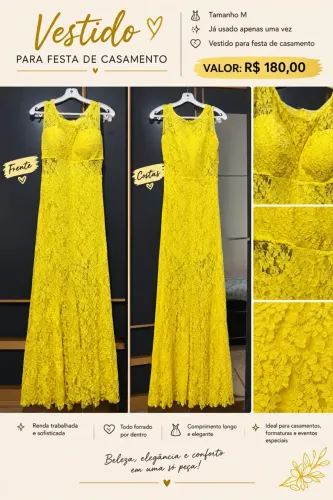 Vestido para festa de casamento