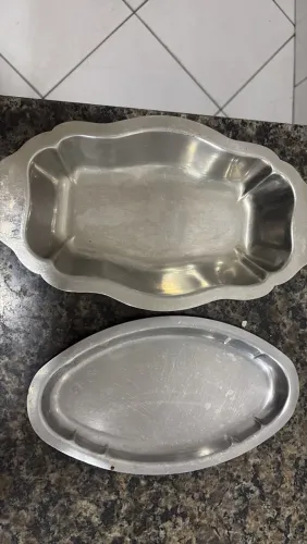Travessas de inox
