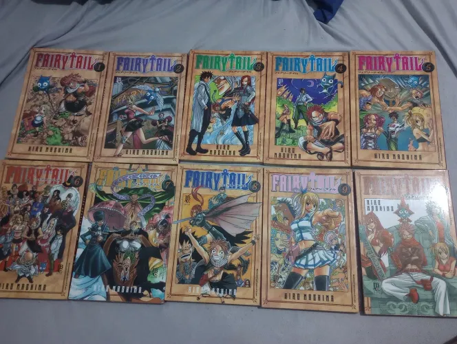 Mangás Fairy Tail incompleto 