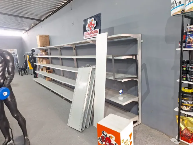 Gondolas resistente depósito e mercadorias
