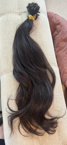 CABELO HUMANO 94 GRAMAS 50CM CASTANHO ESCURO