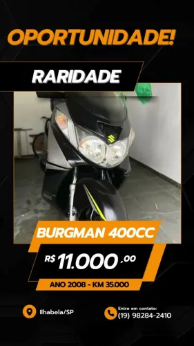 Burgman 400cc - Oportunidade!