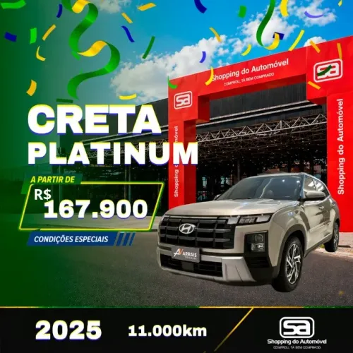 Hyundai Creta Platinum 1.0 TB 12V Flex AUT 2026