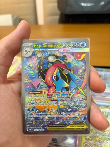 Carta Pokemon Mega Greninja EX Caos Ascendente