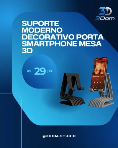 SUPORTE CELULAR DE MESA