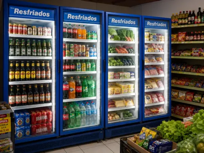 Freezers Vertical 4 portas 3metros