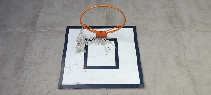 Tabela de basquete 90x80 cm com aro 45 cm