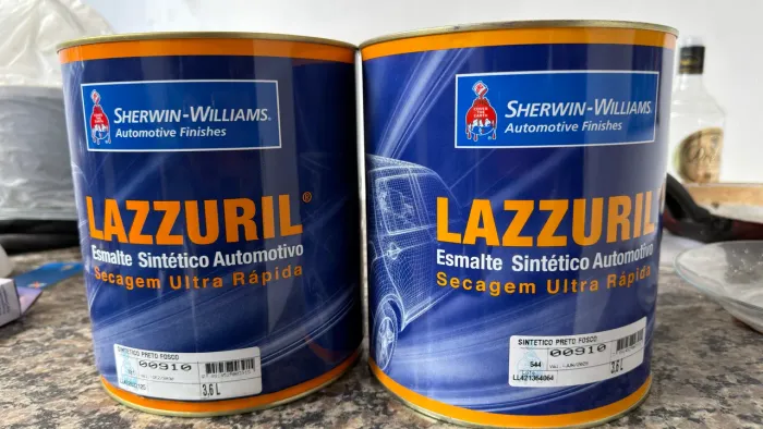 LAZZURIL Esmalte Sintético Automotivo Secagem Ultra Rápida