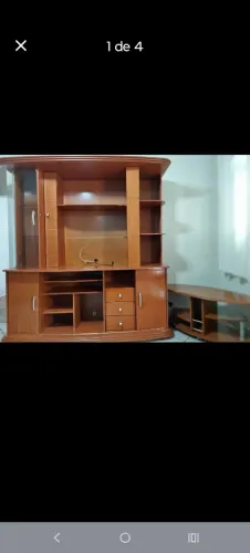 ESTANTE EM MDF... IMPONENTE DOS ANOS 2.000 LINDA LINDA