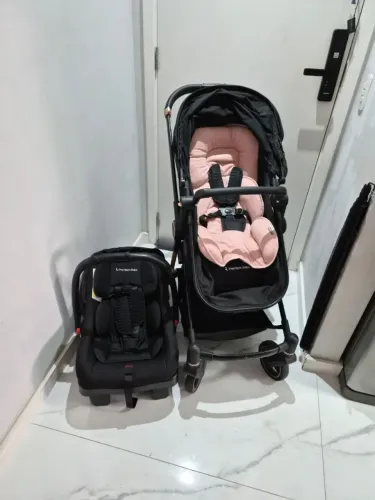 Carrinho de Bebê Travel System Aston 3 em 1 da Premium Baby (PB Collection)