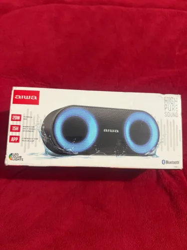 Aiwa AWS-SP-01 Caixa De Som Speaker Bluetooth Cor Preto Aiwa