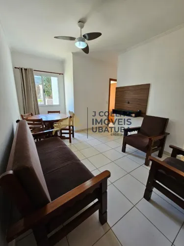 Apartamento para locação definitiva com dois dormitórios no Itaguá em Ubatuba