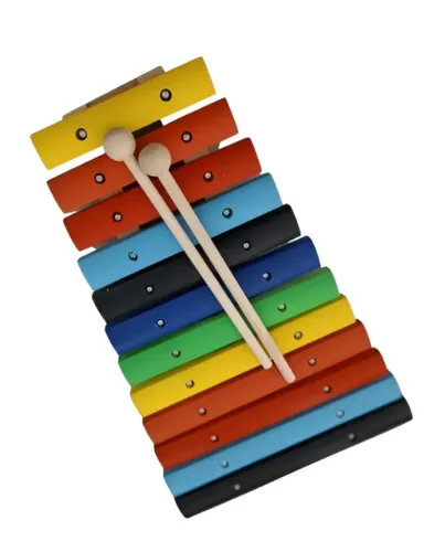 Xilofone Infantil 12 Notas Phx Marimba Madeira Percussão Cor Colorido