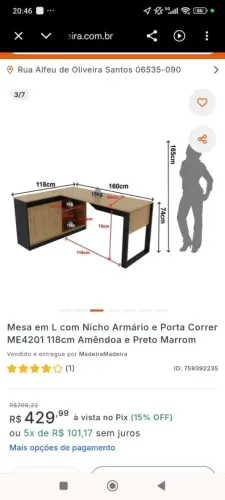 mesa para escritório