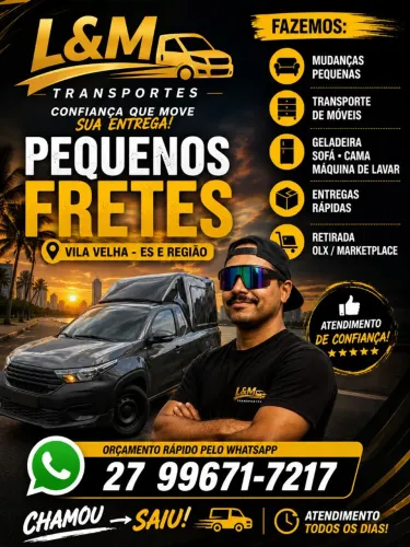Fretes pequenos ...