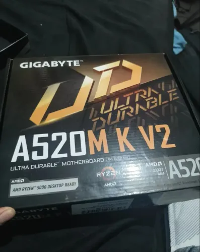 Vendo placa mãe A520M o V2 AMD AM4 MATX DDr4 Gigabytes
