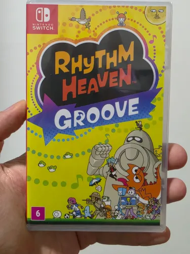 Jogo Rythm Heaven Groove Nintendo Switch LACRADO - USA - Capa brasileira 