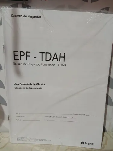EPF-TDAH - Questionário 25 Folhas