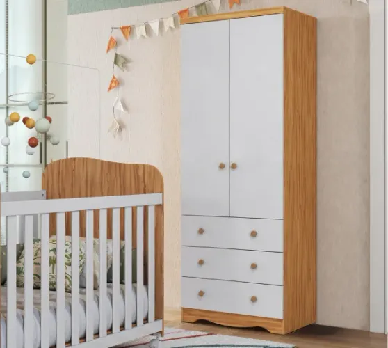 Guarda Roupa Junior 2 Portas 100% MDF(Novo)