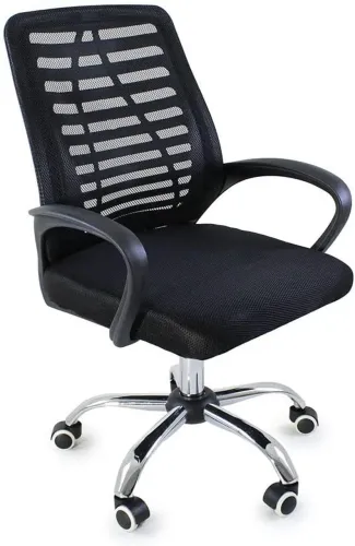 Cadeira de Escritorio Presidente em Mesh Ergonômica Giratória