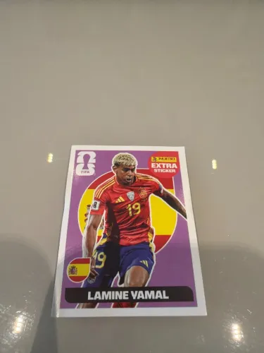 Lamine Yamal Extra Sticker Panini Copa do Mundo FIFA 2026 - Original - Rara R$ 250,00