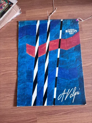 Calendário Pirelli de 1981. Quadros de A. Volpi . Raro