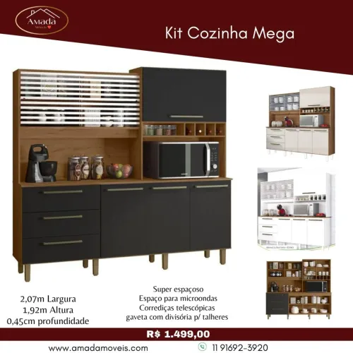 Kit cozinha Mega - à pronta entrega