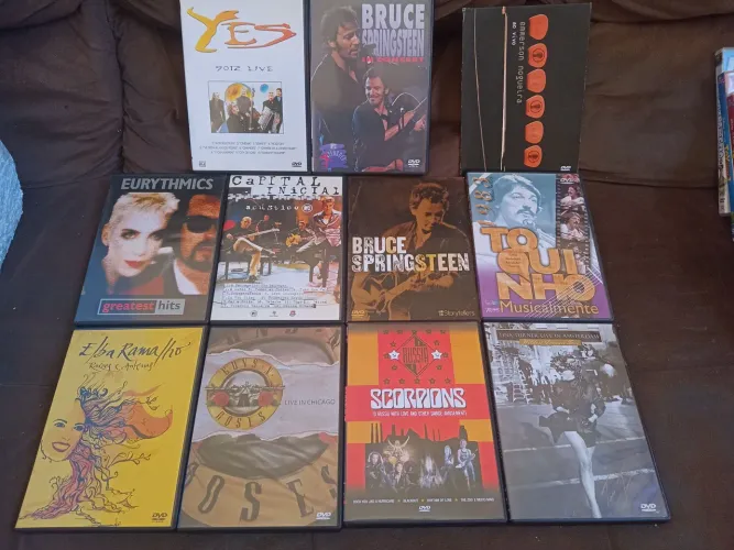 DVDS MUSICAIS - COLECIONADOR VENDE PARTE DO ACERVO