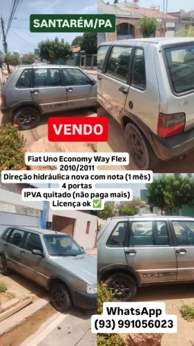 Fiat Uno Mille WAY Economy 1.0 F.flex 4P 2011