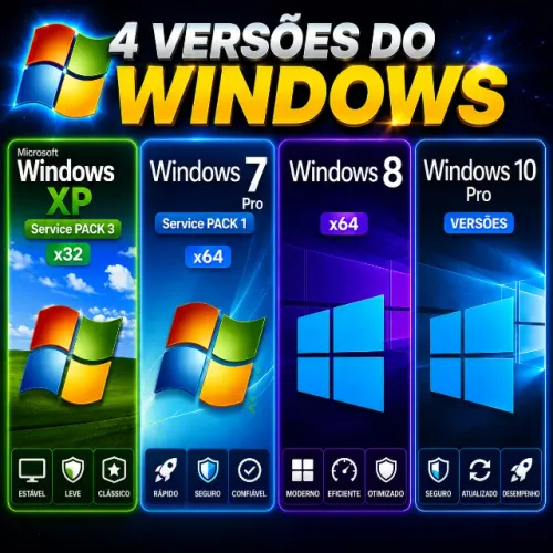 Sistema Windows XP | Windows 7 | Windows 8 | Windows 10 - Super Mega Promoção 