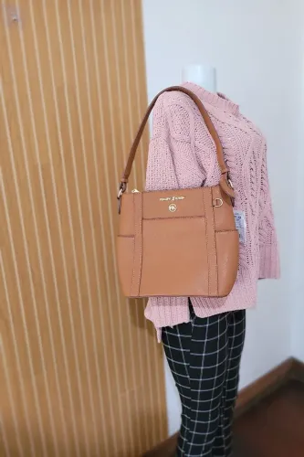 Bolsa ombro caramelo fellipe krein casual 